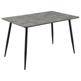 Best Furniture Outlet - Coaster - Horizon 63-inch Butterfly Leaf Extension Dining Table Grey - 109391