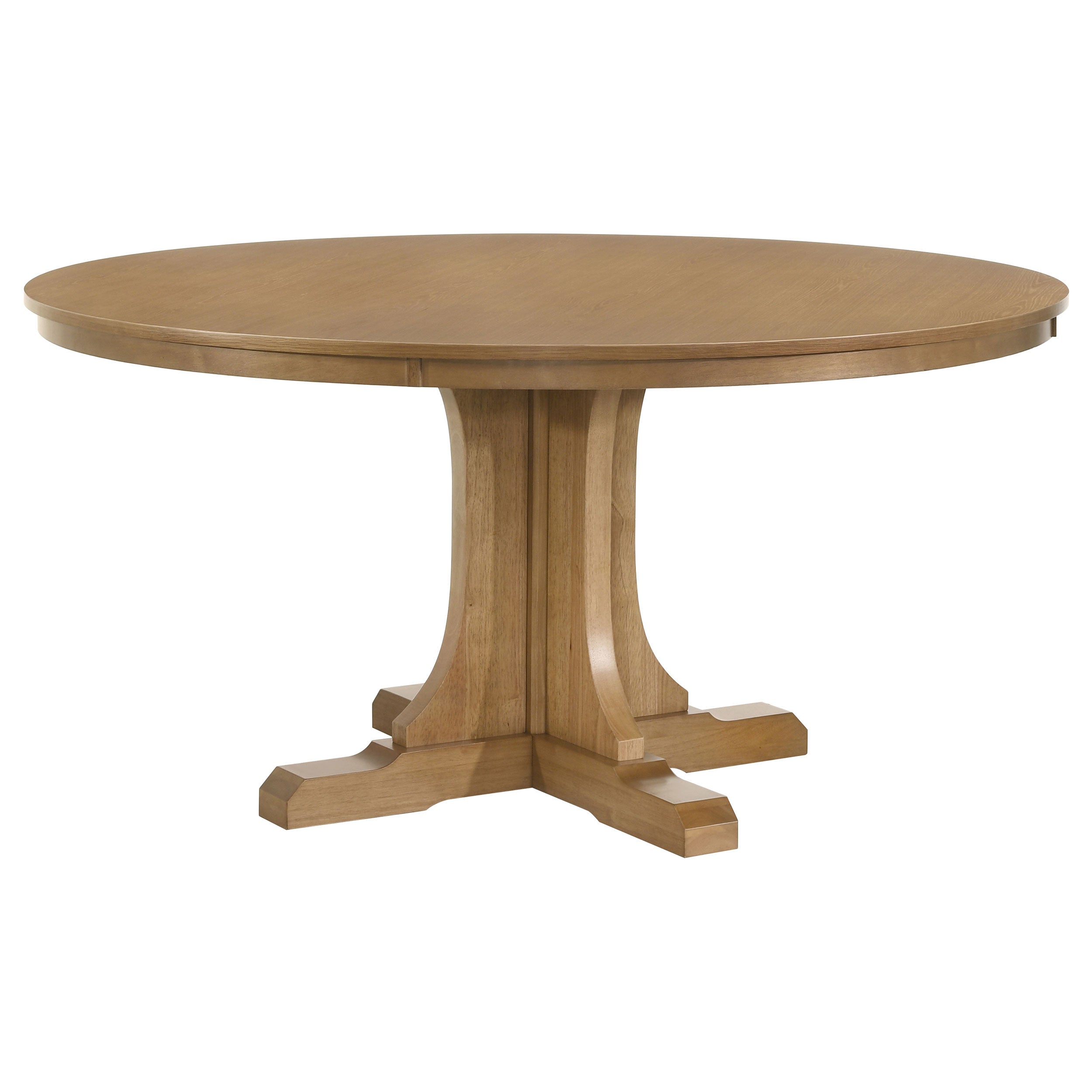 Best Furniture Outlet - Coaster - Hartville 60-inch Round Dining Table Natural Light Brown - 109460
