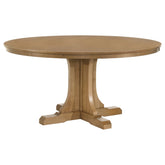 Best Furniture Outlet - Coaster - Hartville 60-inch Round Dining Table Natural Light Brown - 109460