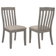 Best Furniture Outlet - Coaster - Nogales Wood Dining Side Chair Coastal Grey (Set of 2) - 109812