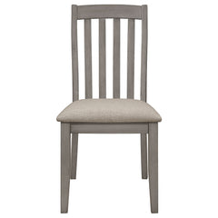 Nogales Wood Dining Side Chair Coastal Grey (Set of 2)