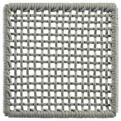 Nakia Woven Rope Counter Chair with Cushion Grey (Set of 2)
