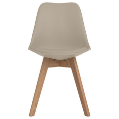 Caballo Polypropylene Dining Side Chair Tan (Set of 2)