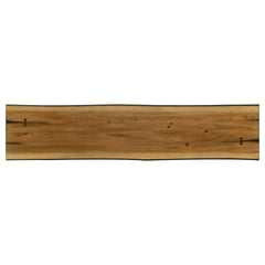Bexley 6-piece Rectangular Live Edge Dining Table Set Honey