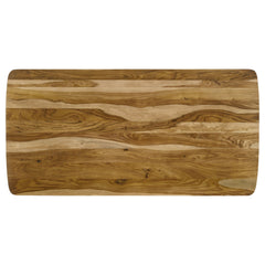 Partridge Rectangular 80-inch Dining Table Natural Sheesham