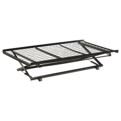 Best Furniture Outlet - Coaster - Eden Metal Twin Pop Up Trundle Bed Black - 1137