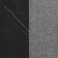 Smith 7-piece Rectangular Ceramic Top Dining Table Set Black