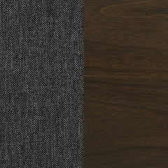 Wes Upholstered Dining Side Chair Dark Walnut (Set of 2)