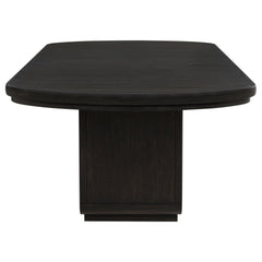 Leandro 9-piece Rectangular Dining Table Set Burnished Black