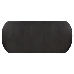 Leandro 78-inch Extension Dining Room Table Burnished Black