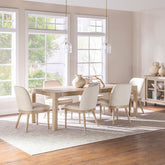 Best Furniture Outlet - Coaster - Solano 7-piece Extension Table Dining Set Weathered Mango - 115501-S7