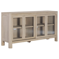Best Furniture Outlet - Coaster - Solano Sliding Door Dining Sideboard Server Weathered Mango - 115505