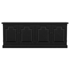 Florence 4-door Dining Sideboard Buffet Distressed Black