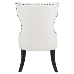 Baney Fabric Upholstered Dining Side Chair Cream and Black