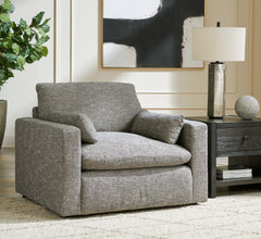Best Furniture Outlet - Ashley Furniture - Dramatic Living Room - Chair and a Half / Granite - 1170223