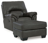 Best Furniture Outlet - Ashley Furniture - Bladen Recliner and Ottoman - Recliner and Ottoman - 12021U7