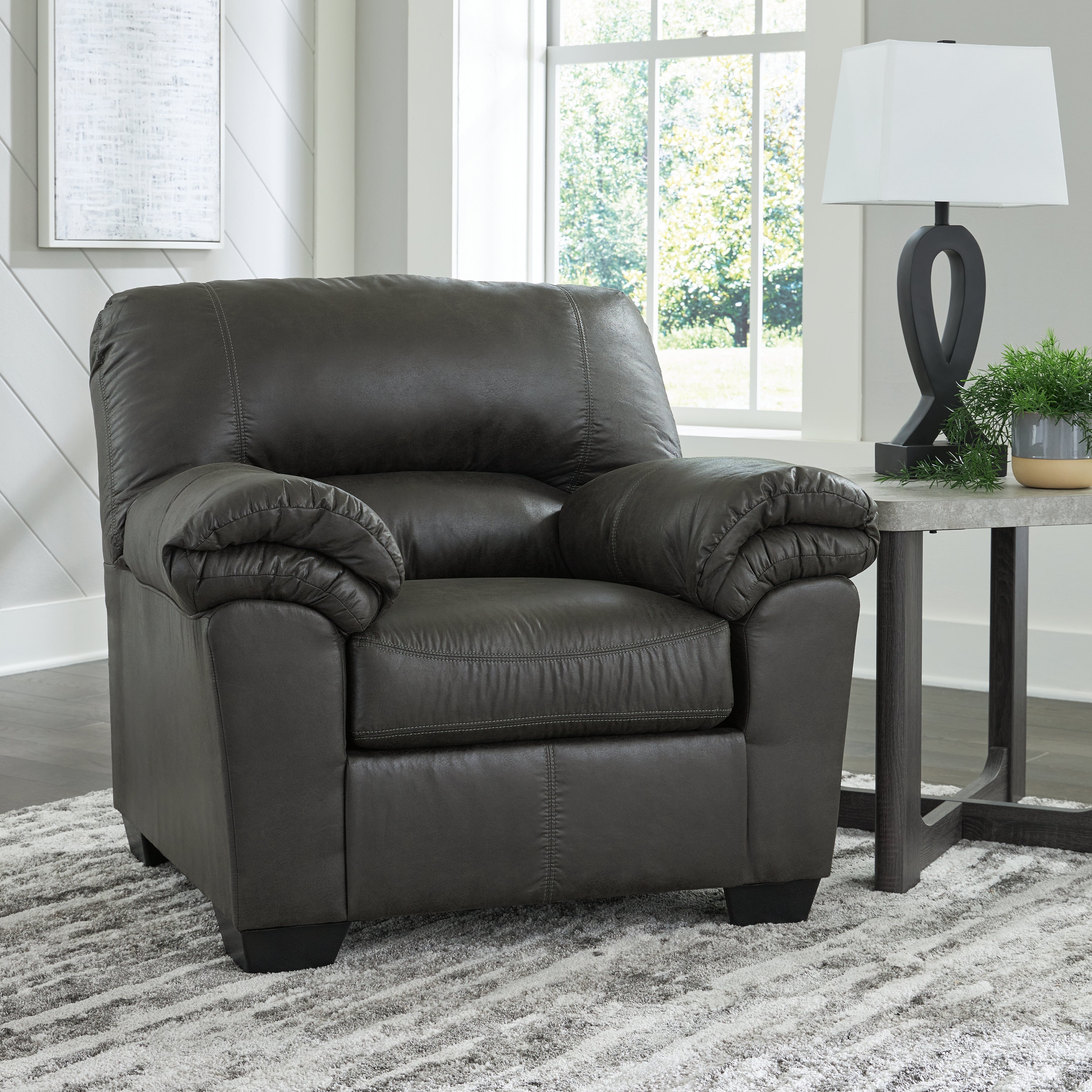 Best Furniture Outlet - Ashley Furniture - Bladen Living Room - Chair / Slate - 1202120