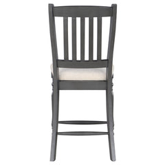 Wiley 5-piece Square Counter Height Dining Set Grey