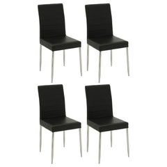 Best Furniture Outlet - Coaster - Maston Upholstered Dining Side Chair Black (Set of 4) - 120767BLK