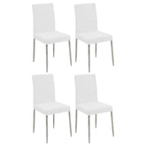 Best Furniture Outlet - Coaster - Maston Upholstered Dining Side Chair White (Set of 4) - 120767WHT