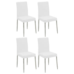 Best Furniture Outlet - Coaster - Maston Upholstered Dining Side Chair White (Set of 4) - 120767WHT
