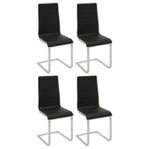 Best Furniture Outlet - Coaster - Broderick Upholstered Dining Side Chair Black (Set of 4) - 120948