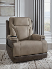 Best Furniture Outlet - Ashley Furniture - 4Z-Peaceful Pause Living Room - Power Lift Recliner / Sand - PC1210312
