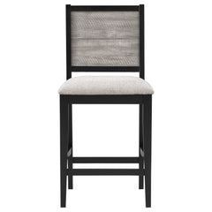 Elodie 5-piece Extension Leaf Counter Dining Set Black