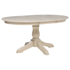 Best Furniture Outlet - Coaster - Orrison Oval 62-inch Wood Extension Leaf Dining Table Linen - 121261