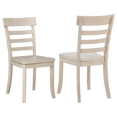 Best Furniture Outlet - Coaster - Orrison Ladder Back Dining Side Chair Linen (Set of 2) - 121262