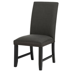 Berning Fabric Upholstered Parson Side Chair Charcoal (Set of 2)