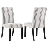 Best Furniture Outlet - Coaster - Herran Upholstered Dining Side Chair Beige (Set of 2) - 121782