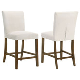 Best Furniture Outlet - Coaster - Paxton Upholstered Counter Height Dining Chair Beige (Set of 2) - 122179BGE