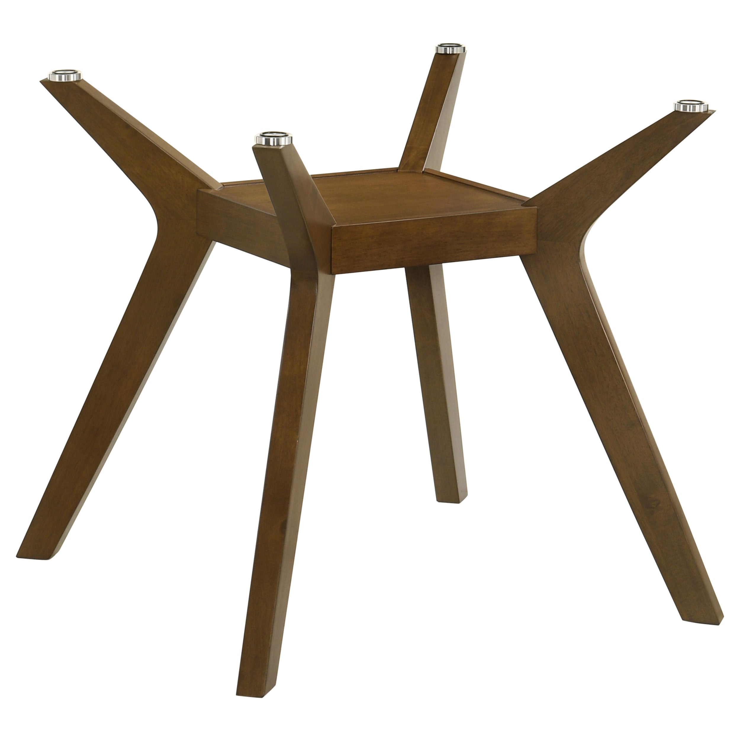 Best Furniture Outlet - Coaster - Paxton Square Wood Dining Table Base Brown - 122180