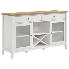 Best Furniture Outlet - Coaster - Hollis 2-door Dining Sideboard Buffet Storage Cabinet White - 122245