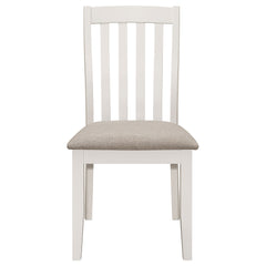Nogales Wood Dining Side Chair Off White (Set of 2)