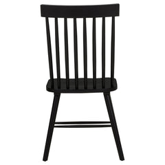 Andrews 5-piece Round Dining Table Set Light Ash and Black