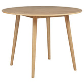 Best Furniture Outlet - Coaster - Andrews 48-inch Round Counter Height Dining Table Light Ash - 122508