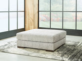 Best Furniture Outlet - Ashley Furniture - Regent Park Living Room - Oversized Accent Ottoman / Pewter - 1440408
