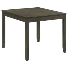 Parkwood 5-piece Square Dining Table Set Dark Ash Brown