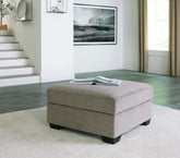 Best Furniture Outlet - Ashley Furniture - Creswell Living Room - Ottoman With Storage / Stone - 1530511