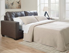 Best Furniture Outlet - Ashley Furniture - Barlin Mills Living Room - Queen Sofa Sleeper / Umber - 1700339