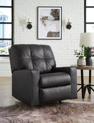 Best Furniture Outlet - Ashley Furniture - Barlin Mills Living Room - Rocker Recliner / Carbon - 1700425