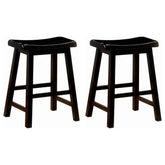 Best Furniture Outlet - Coaster - Durant Wood Backless Counter Stool Black (Set of 2) - 180019
