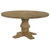 Best Furniture Outlet - Coaster - Florence Round 60-inch Wood Dining Table Rustic Honey - 180200