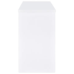 Topanga Engineered Wood Freestanding Home Bar White