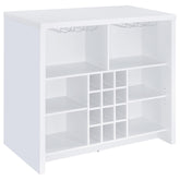 Best Furniture Outlet - Coaster - Topanga Engineered Wood Freestanding Home Bar White - 182786