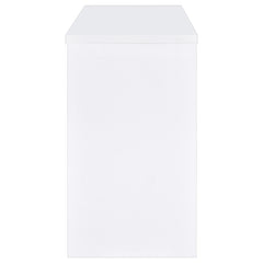 Topanga Engineered Wood Freestanding Home Bar White