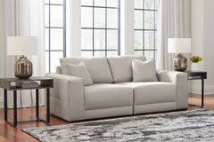 Best Furniture Outlet - Ashley Furniture - Next-Gen Gaucho Sectional - RAF 2-Piece Sectional Loveseat / Gray - 18304S3