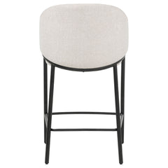 Chadwick Fabric Upholstered Counter Height Chair Beige (Set of 2)